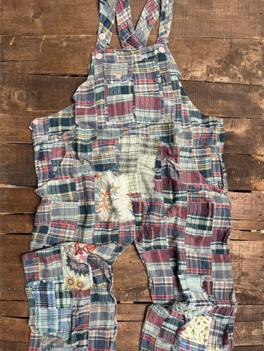 🔥BRAND NEW Travels Await Overalls - Blue Plaid - Jaded Gypsy